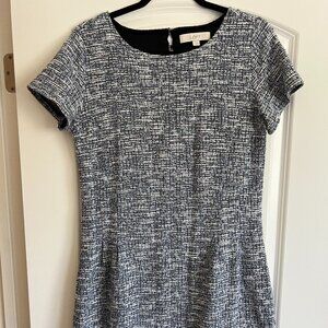 LOFT Tweed Dress w/ Cutout